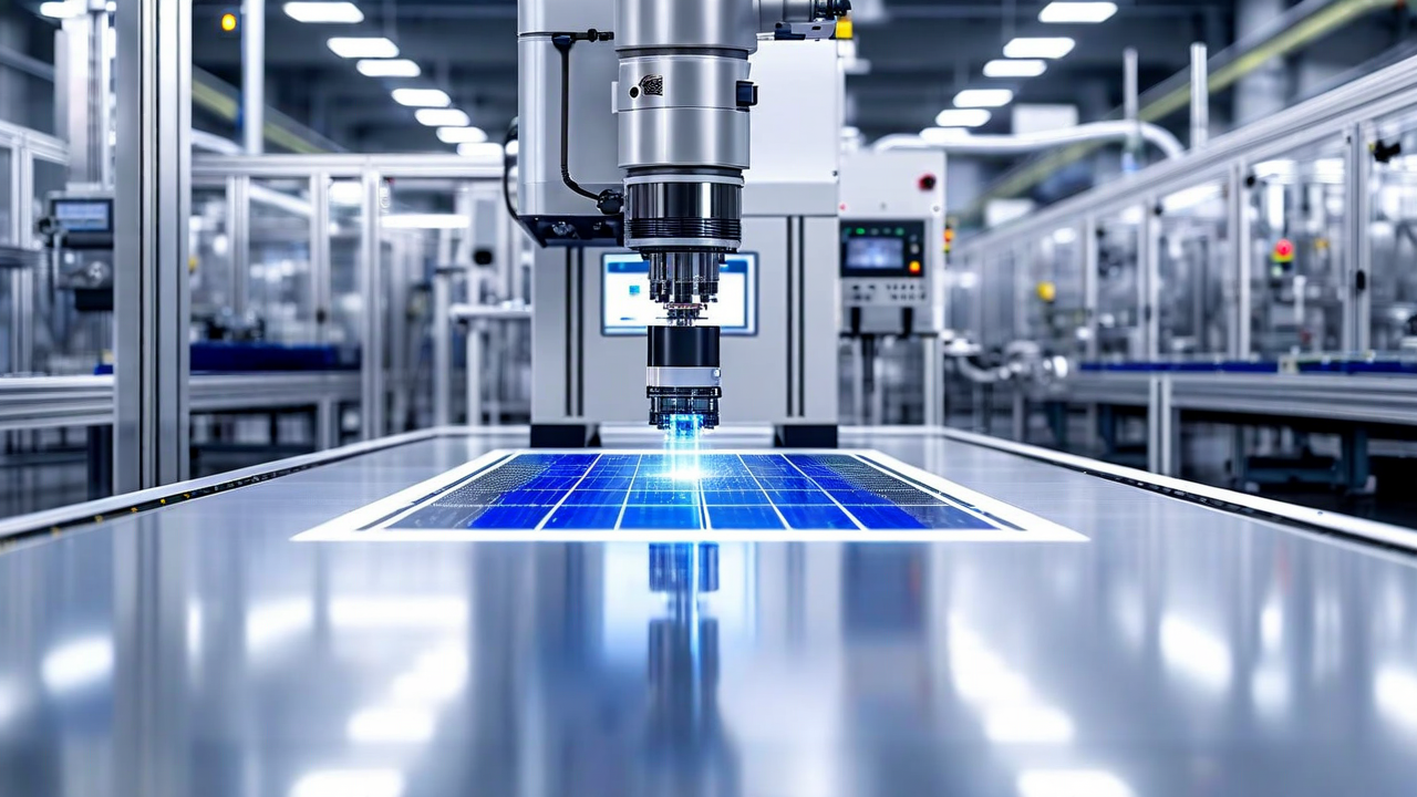 Surface defect inspection station - industrial floor photo